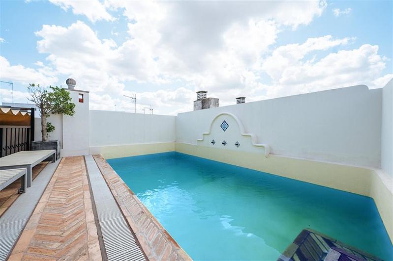 Casa Palacio Sxviii Con Piscina En Centro Historico De Sevilla Eksteriør billede